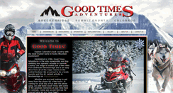 Desktop Screenshot of goodtimesadventures.com